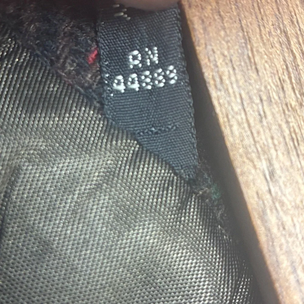 Vintage Oakton Ltd Blazer Mens 42R Brown Wool Herringbone Windowpane Sport Coat